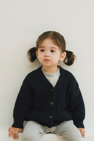 Soft Cotton Knit Cardigan