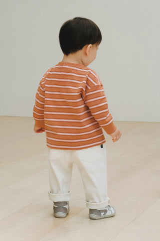 Cotton Brushed Stripe T-Shirt