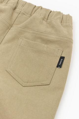 Twill stretch pants