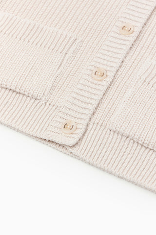 Soft Cotton Knit Cardigan