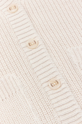 Soft Cotton Knit Cardigan