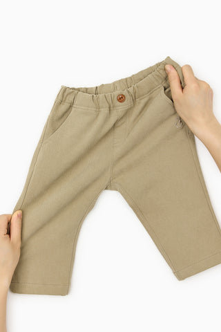 Twill stretch pants
