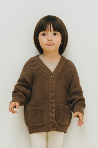 Soft Cotton Knit Cardigan