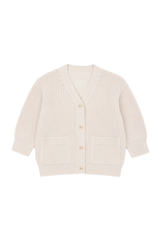 Soft Cotton Knit Cardigan