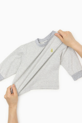 Cotton Pinstriped T-Shirt