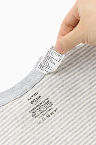 Cotton Pinstriped T-Shirt