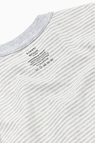 Cotton Pinstriped T-Shirt