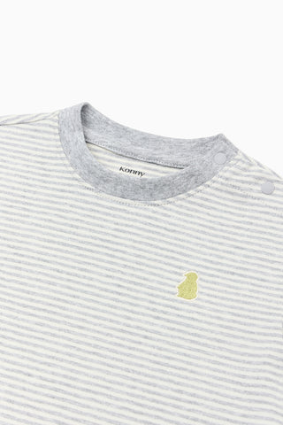 Cotton Pinstriped T-Shirt