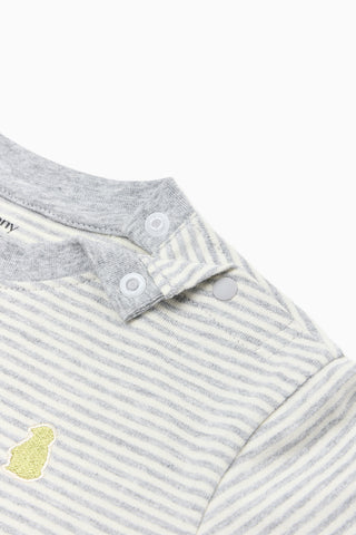 Cotton Pinstriped T-Shirt