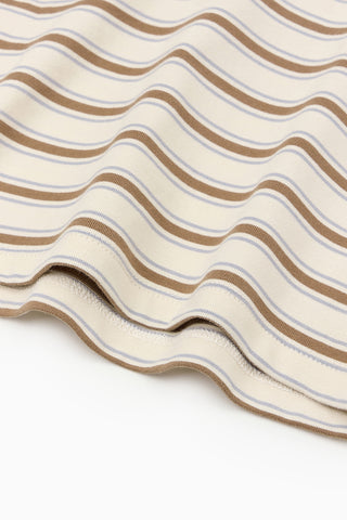 Cotton Brushed Stripe T-Shirt