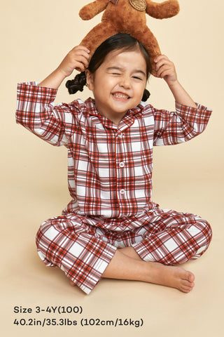 Tartan Checkered Pajama (2-5Y)