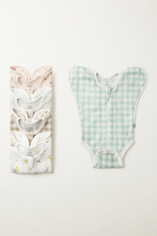 Cotton Mesh Swaddle Suit (Short)
