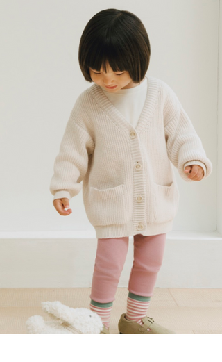 Soft Cotton Knit Cardigan