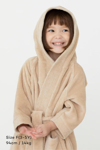 Bamboo Cotton Hooded Bathrobe (3-7Y)