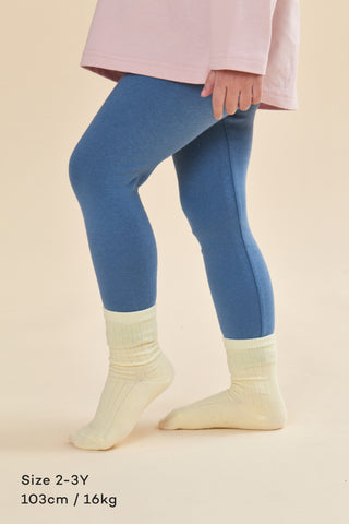 Kids Girls Modal Cotton Toddler Leggings Knee Length Pants In