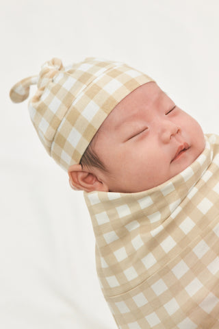 Bamboo Light Knotted Hat (0-2M)