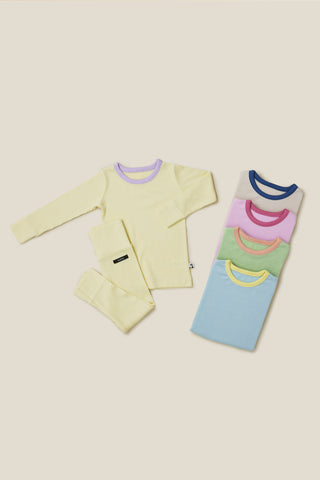 Baby Ribbed Bodysuit and Pants Set (3-12m)- 5 Colors