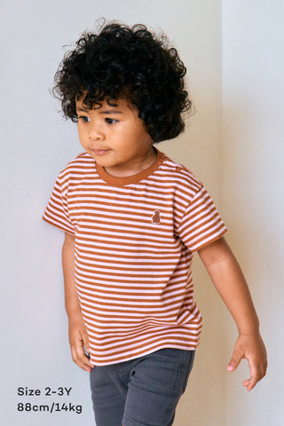 [Upcoming in May] Striped Short Sleeve Shirt (1-6Y)