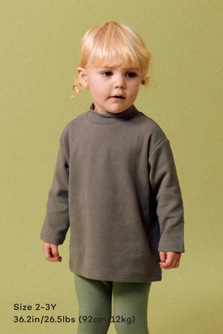 Modal Mock Neck T-shirt (1-6Y)