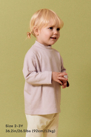 Modal Mock Neck T-shirt (1-6Y)