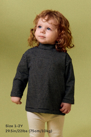 Modal Mock Neck T-shirt (1-6Y)