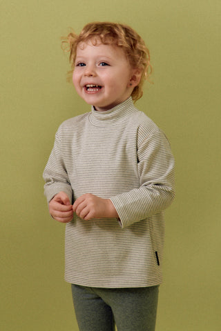 Modal Mock Neck T-shirt (1-6Y)