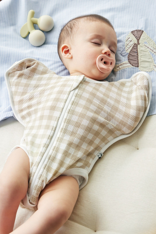 Cotton Mesh Swaddle Suit (Short)