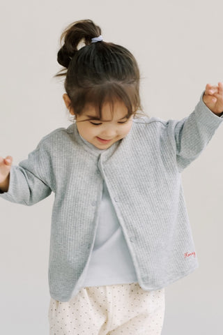 Modal Ribbed Cardigan