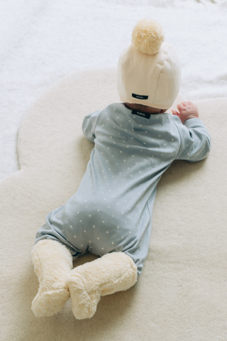 [Set] Winter Bonnet & Booties Set