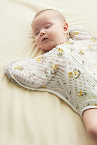 Cotton Mesh Swaddle Suit (Short)