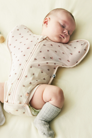 Cotton Mesh Swaddle Suit (Short)