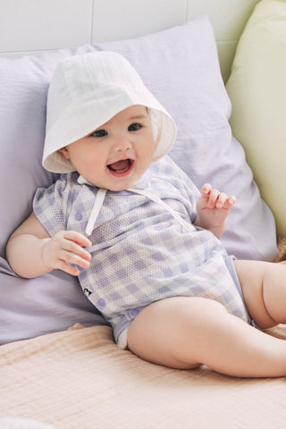 Cotton Mesh Bodysuit