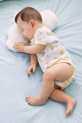 Cotton Mesh Bodysuit