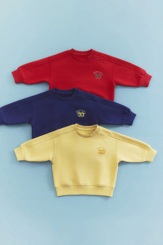 Butter Cotton Fleece-Lined Sweatshirt