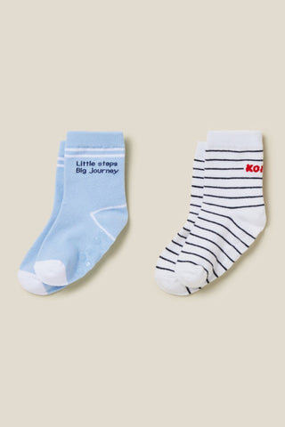 Easy-Fit Logo Socks (2P)