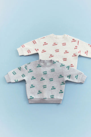 Butter Cotton Fleece-Lined Graphic Sweatshirt