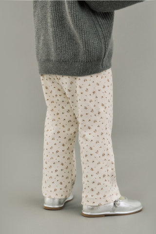 Modal Ribbed Flare Leggings