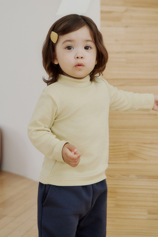 [25FW] Cotton Regular Fit Mock Neck T-Shirt