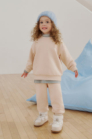 Butter Cotton Fleece-Lined Matching Set