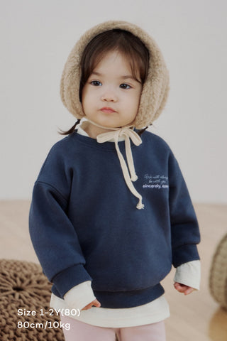 [25FW] Butter Cotton Fleece-Lined Sweatshirt