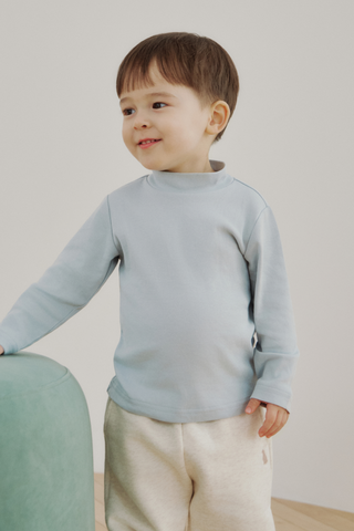 [25FW] Cotton Regular Fit Mock Neck T-Shirt