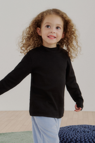 [25FW] Cotton Regular Fit Mock Neck T-Shirt