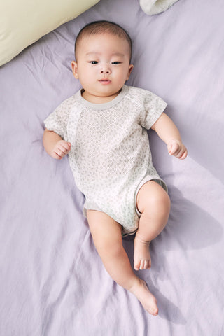 Cotton Mesh Bodysuit