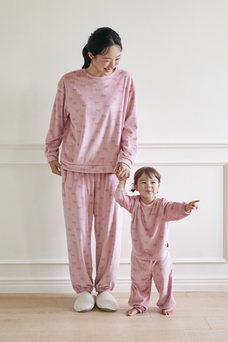 [Set] Comfy Fleece Loungewear Set (Mom & Mini)