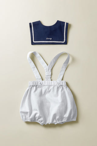 Nautical Set (Bib & Bloomers)