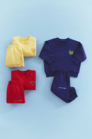 [Set] Butter Cotton Fleece-Lined Sweatsuit Set