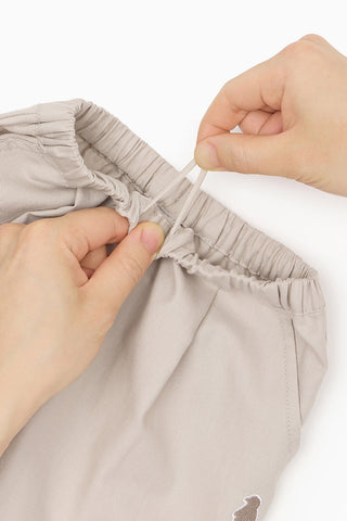 Cotton Relaxed Cropped Pants