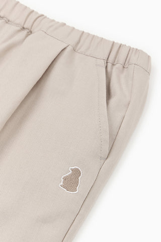 Cotton Relaxed Cropped Pants