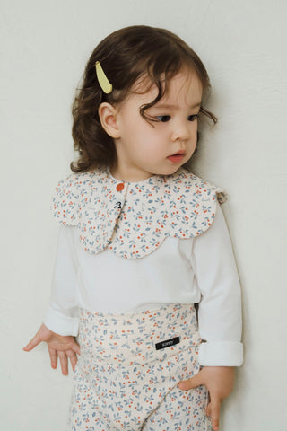 [Set] Modal High Waist Leggings & Rolling Bib 2P