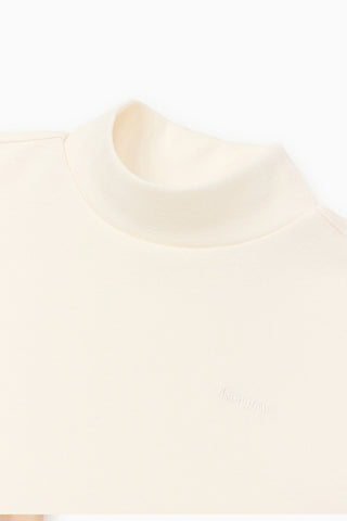 Modal Mock Neck T-Shirt